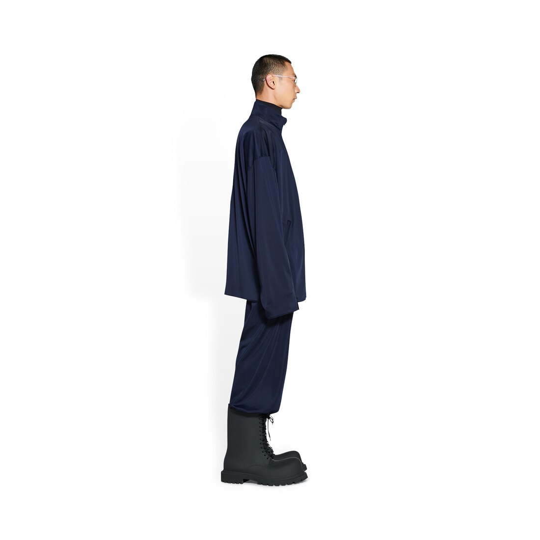 Men's Tracksuit Jacket in Navy Blue | Balenciaga US