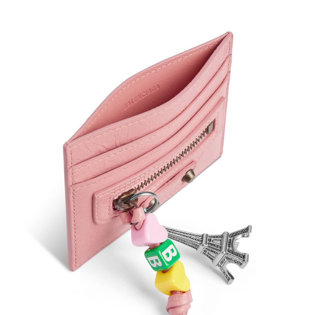 빈티지 핑크의 여성 르시 카드 홀더