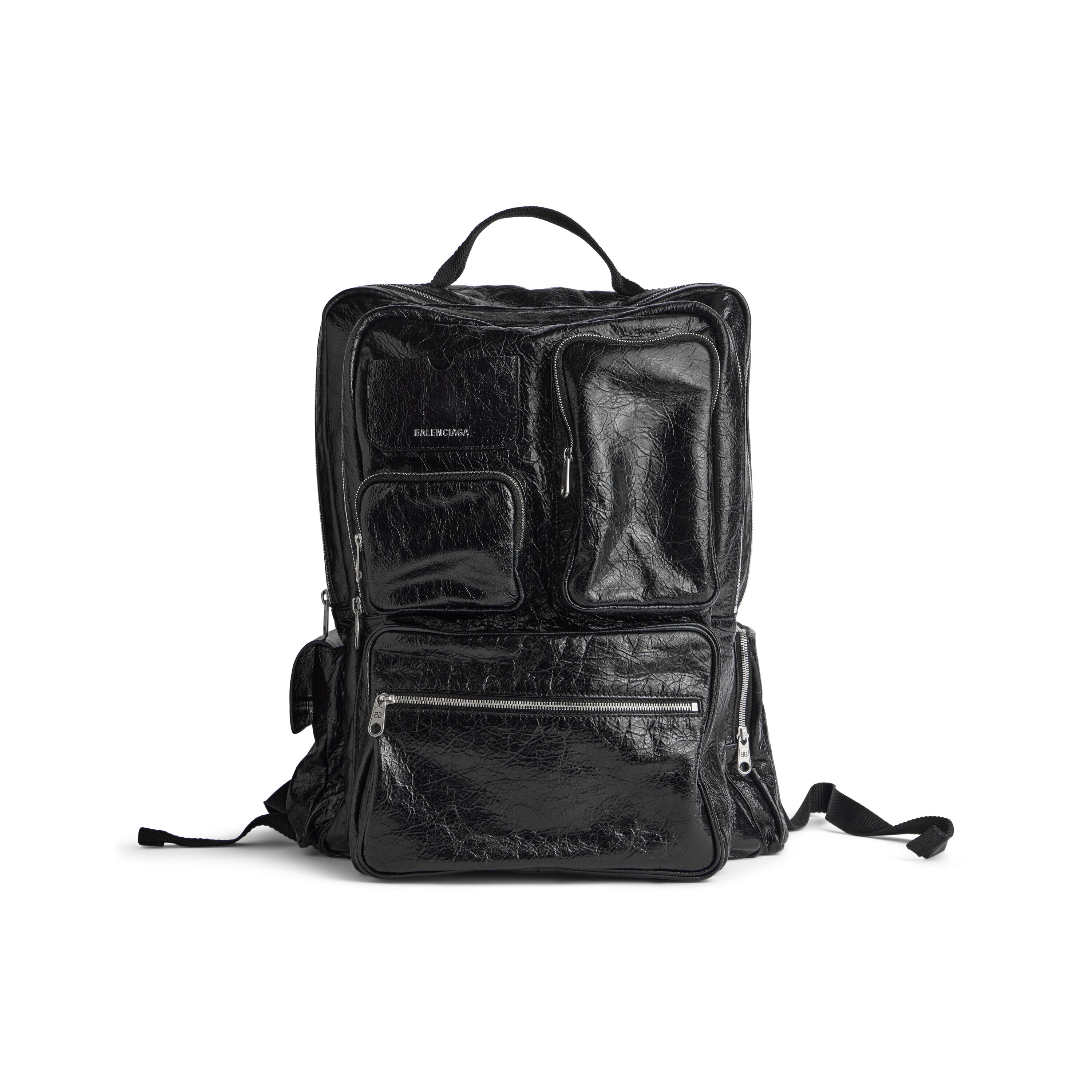 【ちゃいろ】BALENCIAGA Superbusy Superbusy Sling Bag Large in Black | Balenciaga US