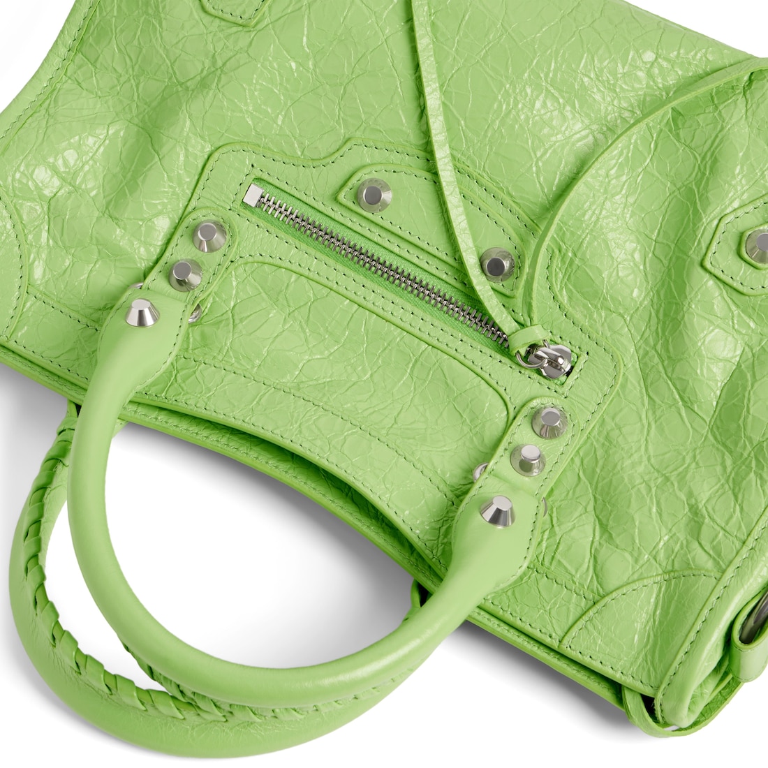 Balenciaga green city bag online