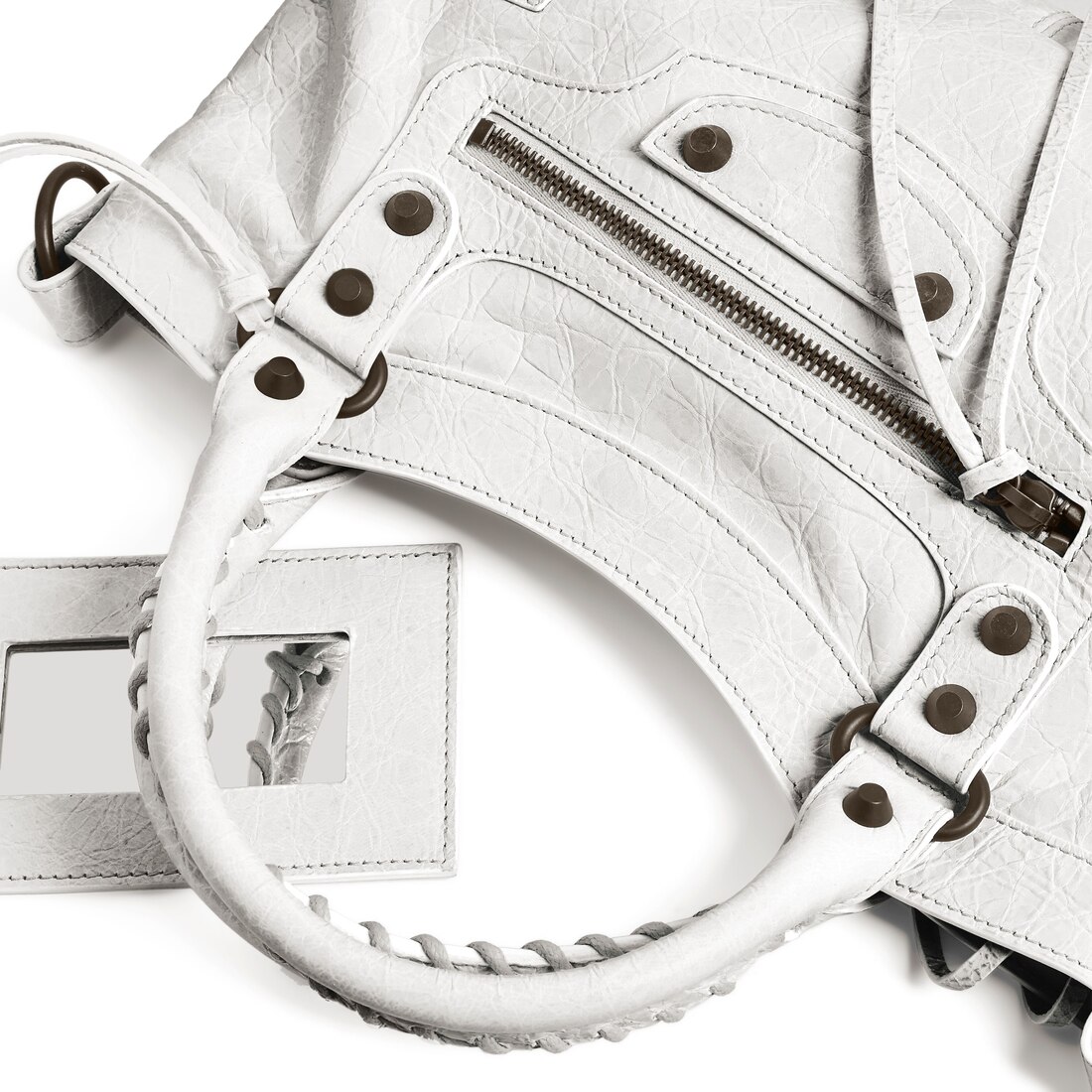 【関税&送料込】Balenciaga White Leather Le City First Handb Women's Le City First Bag in White | Balenciaga US