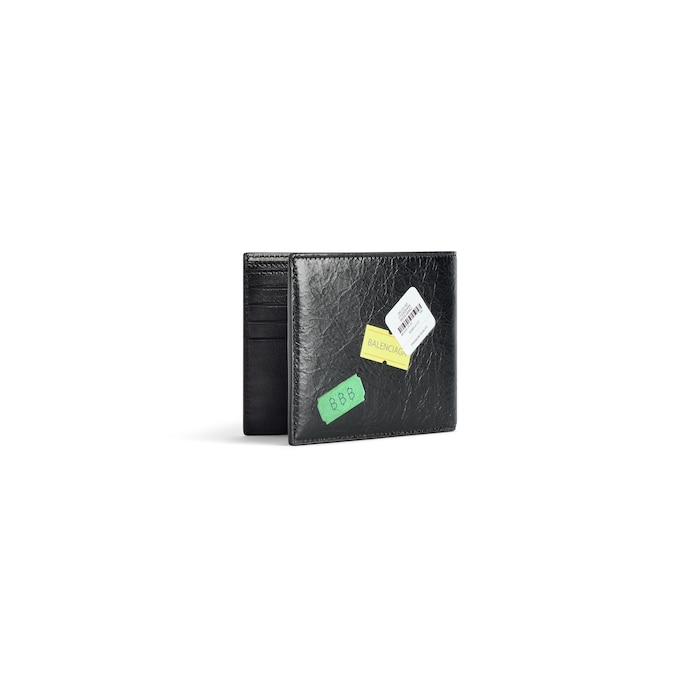 cash square folded wallet