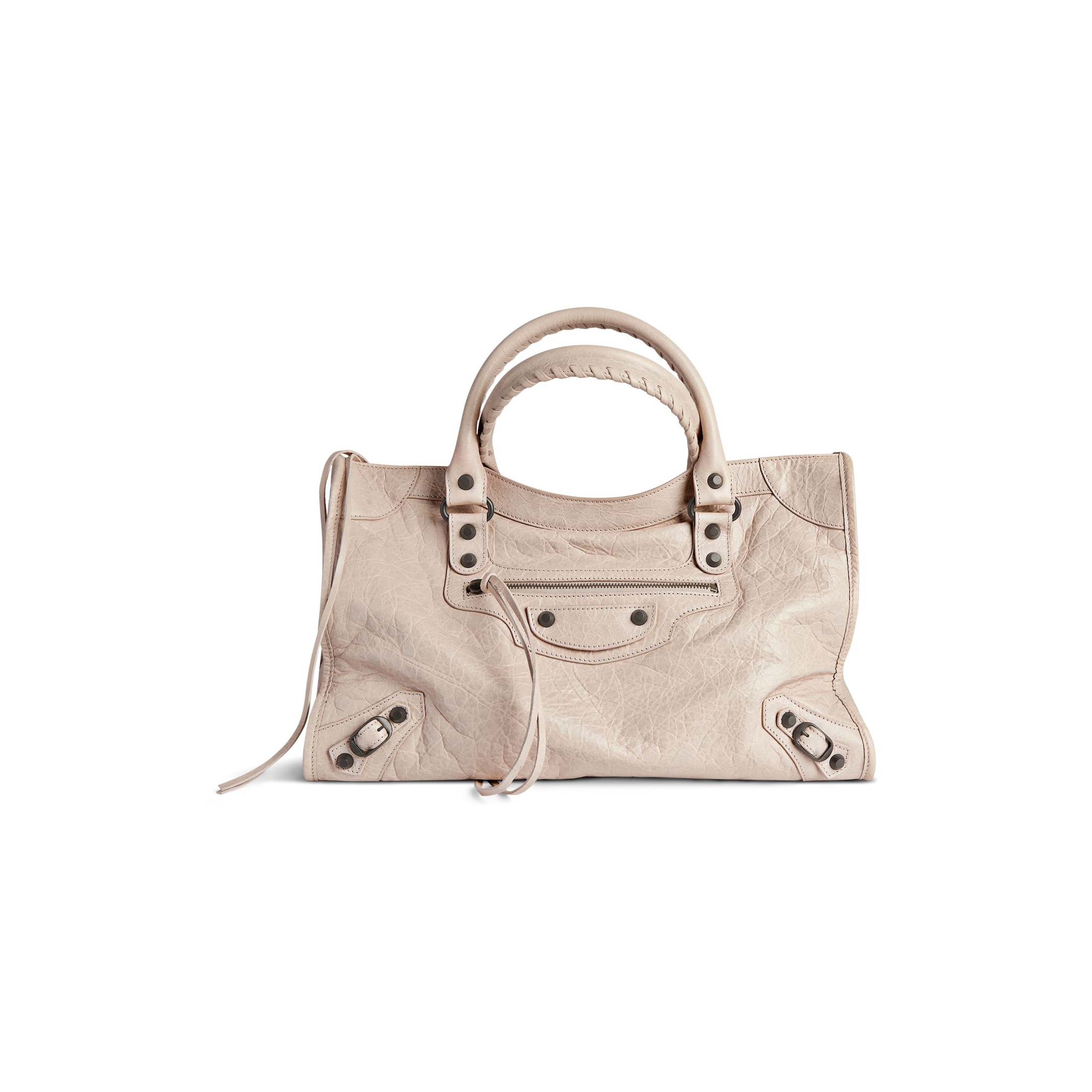 Balenciaga Bolso Le City Mediano - Beige - Mujer -Piel De Cordero