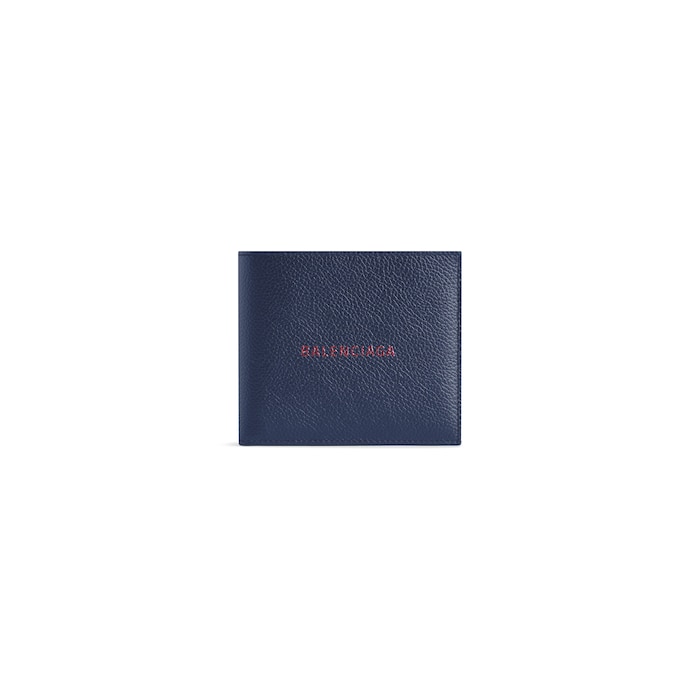 cash square folded coin wallet