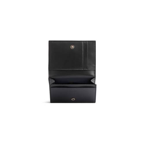 porta-cartões de visita signature em canvas revestido bb monogram