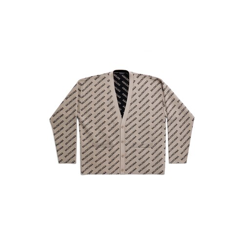 mini allover logo cardigan