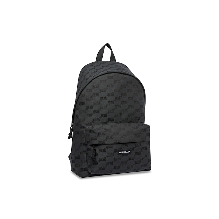 signature medium backpack bb monogram jacquard canvas