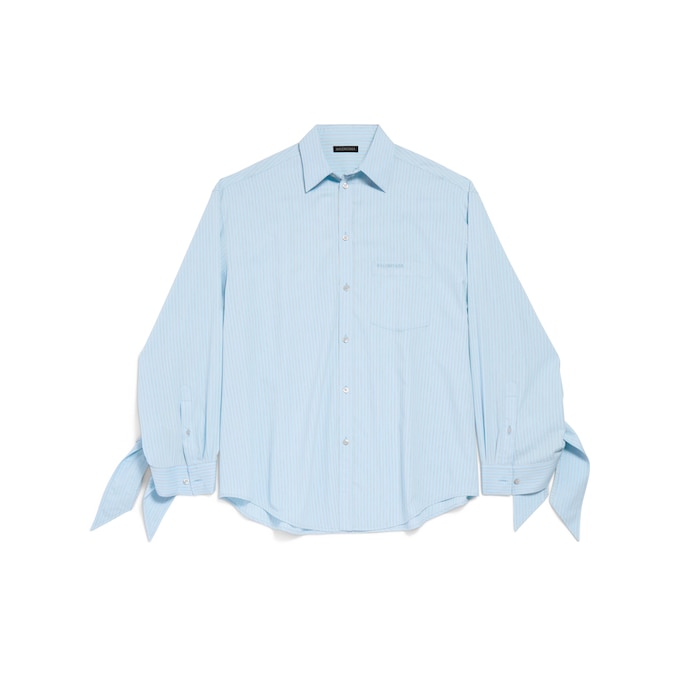 knotted cuff blouse