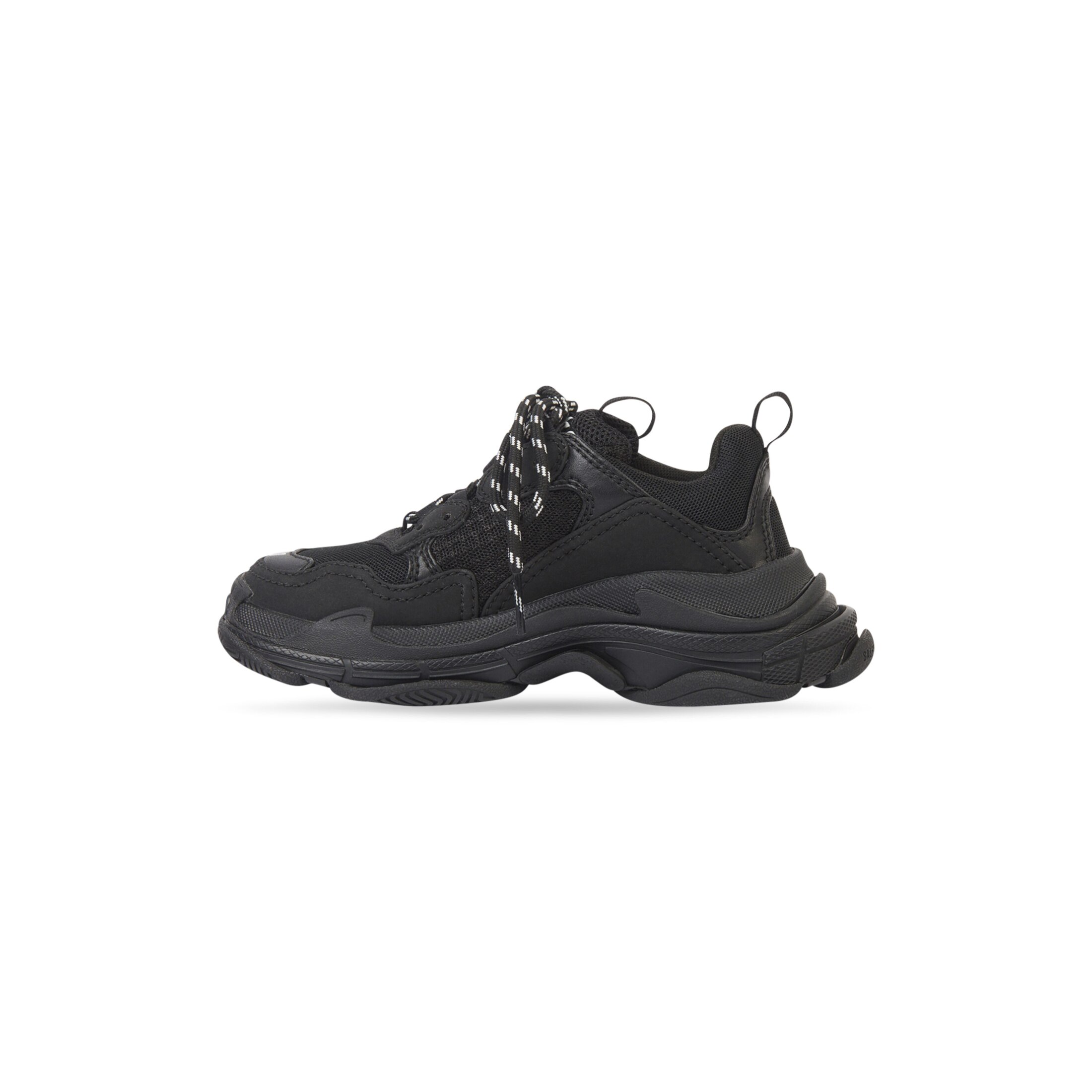 Kids - Triple S Sneaker in Black | Balenciaga US