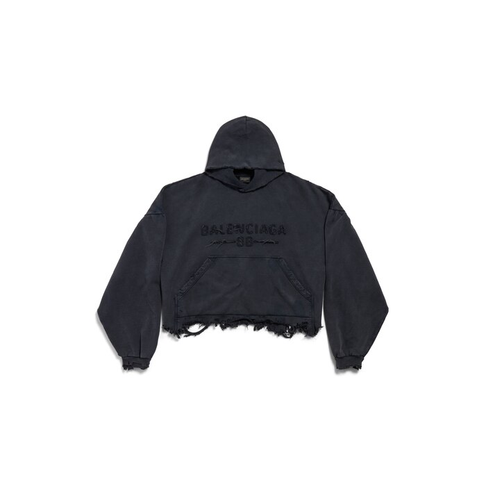 new year series 25 - cropped hoodie