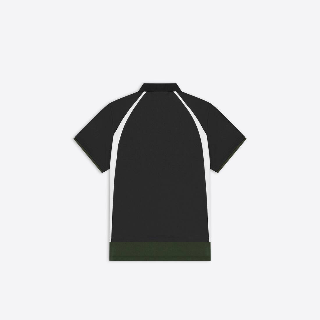 Men's Layered Sport Polo in Black | Balenciaga United States EN - Image 2