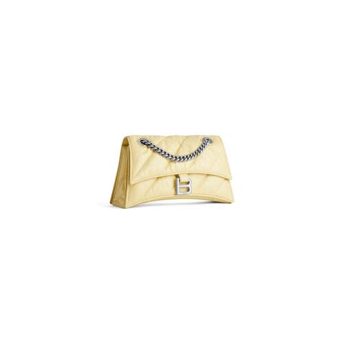 crush kleine tasche mit kette und steppung