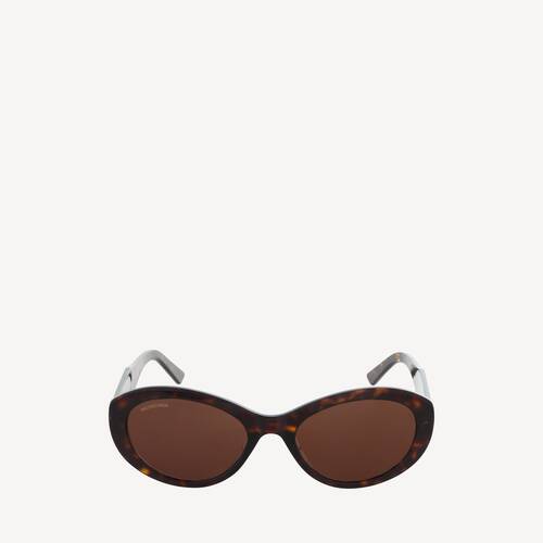 flat oval sunglasses