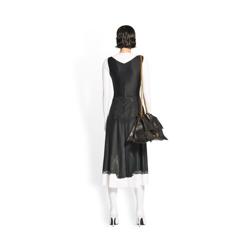 trompe l'oeil slip dress 