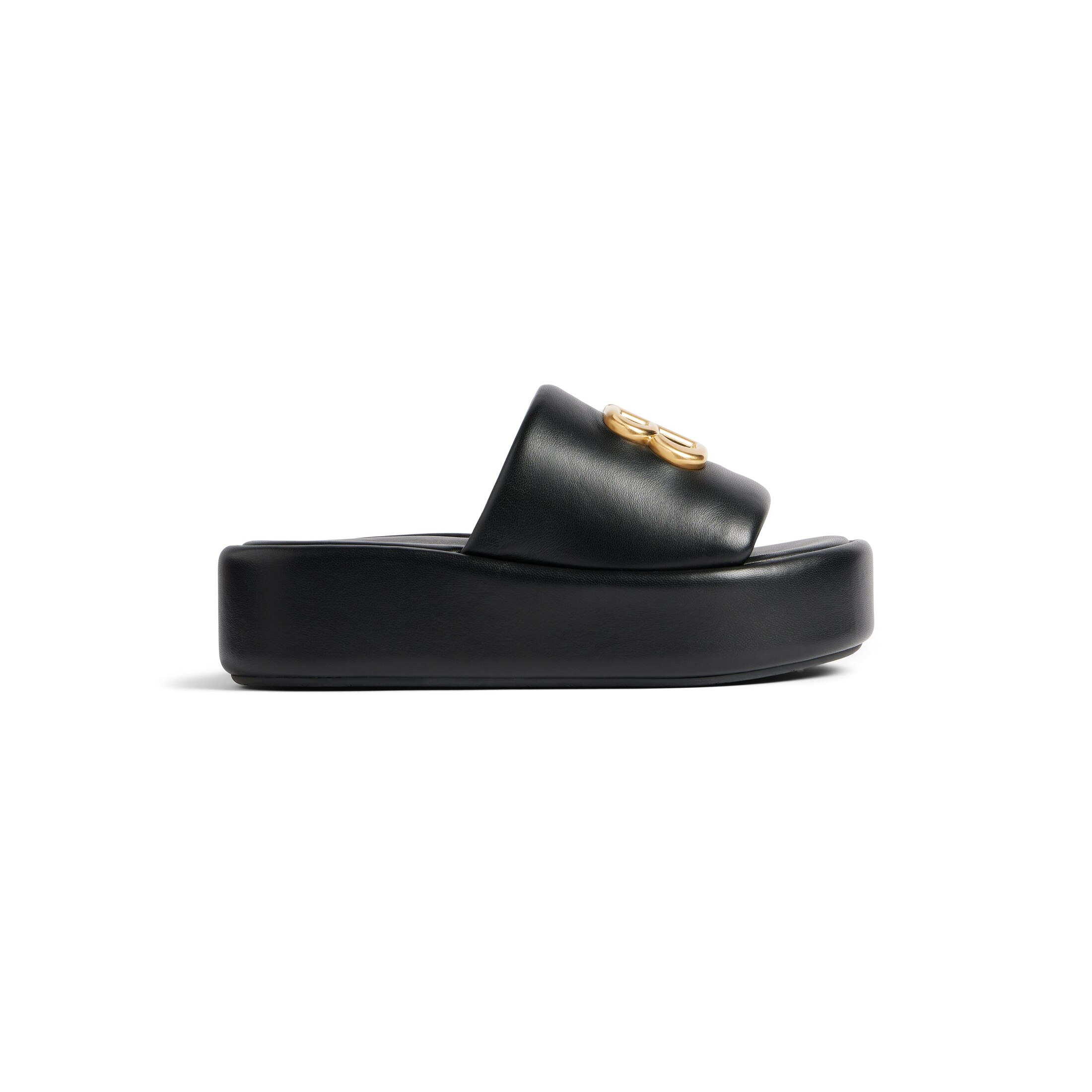 Balenciaga Rise Sandal - Black - Woman - 35 - Lambskin