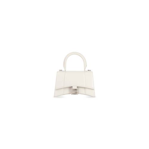 balenciaga hourglass bolsa xs black
