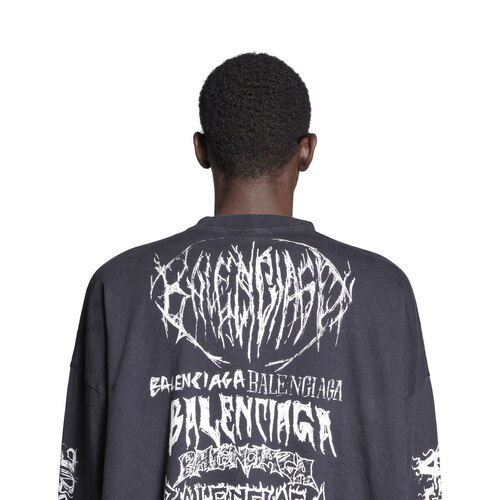 diy metal long sleeve t-shirt medium fit