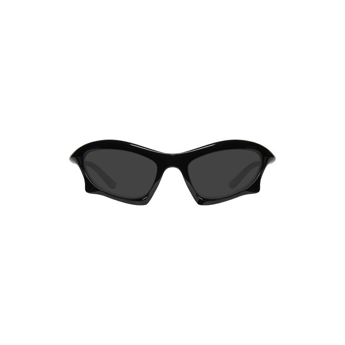 Bat Rectangle Sunglasses in Black