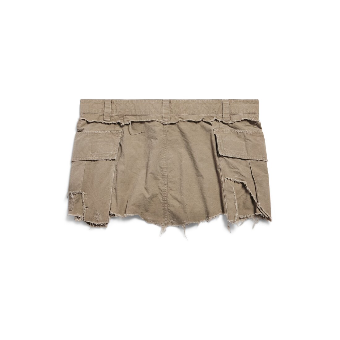 Women's Cargo Mini Skirt in Dark Beige | Balenciaga US