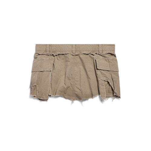 cargo mini skirt