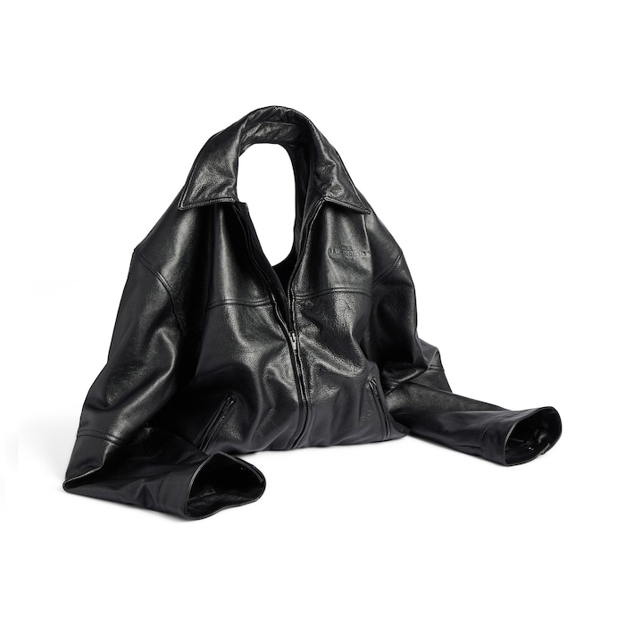 garde robe lederjacken-tasche
