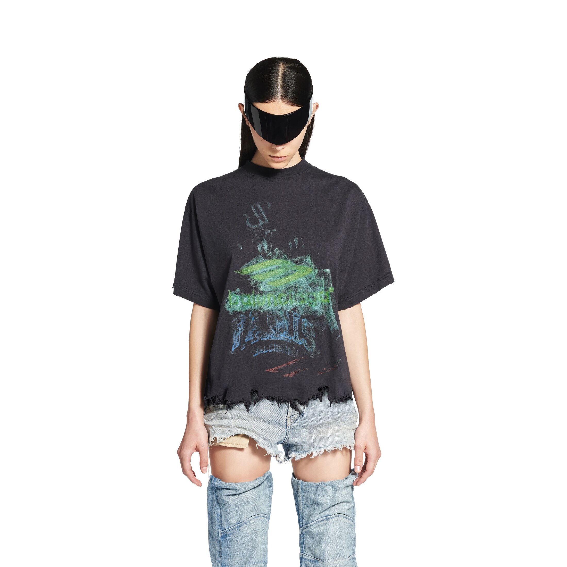 diy imprint cropped t-shirt