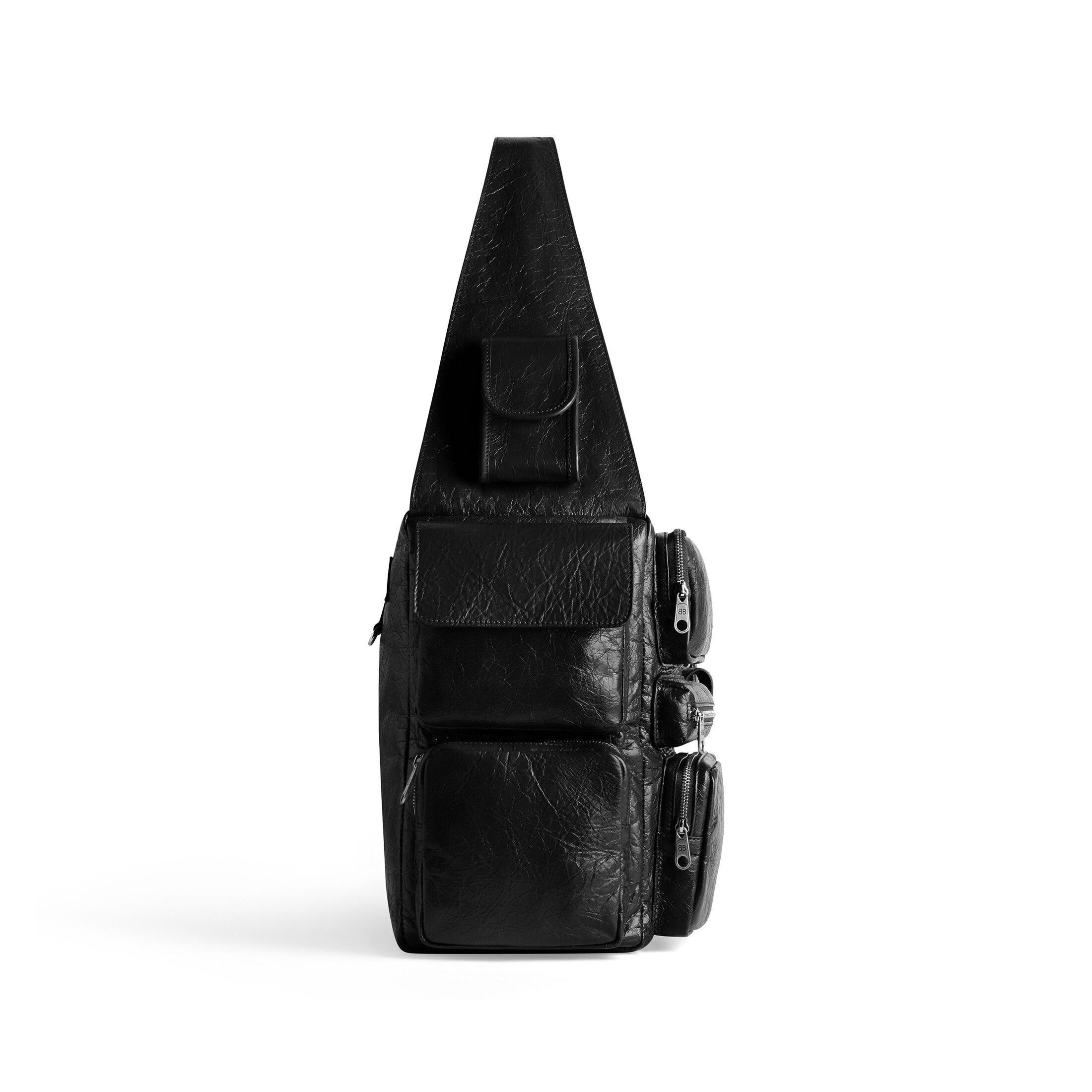 Superbusy Large Sling Bag in Black | Balenciaga US