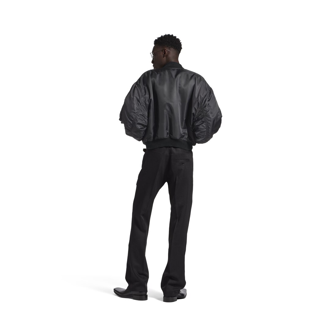 Men's Standard Bomber Jacket in Black