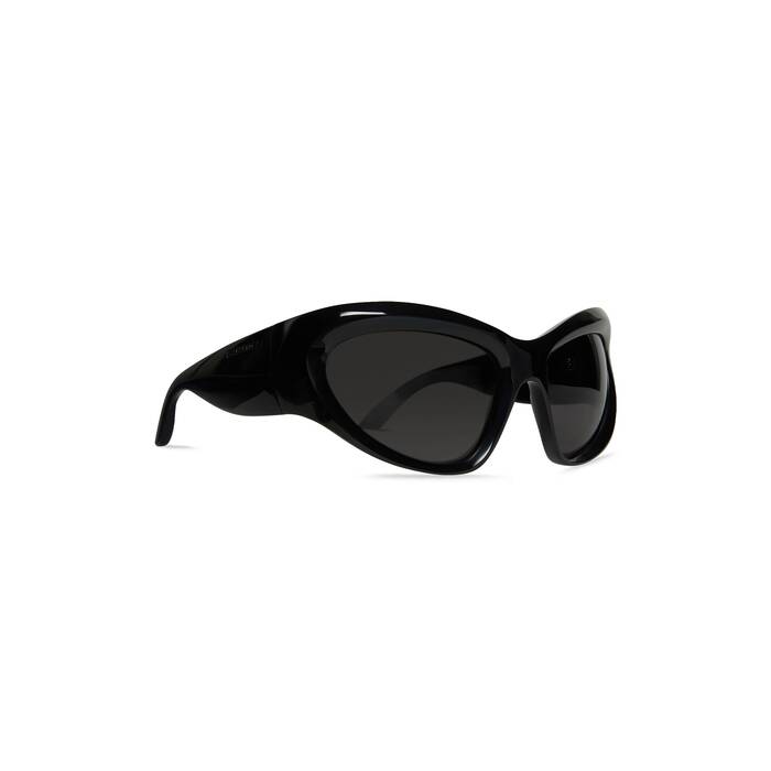 wrap d-frame sunglasses