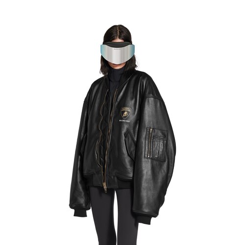 balenciaga i automobili lamborghini oversized bomber