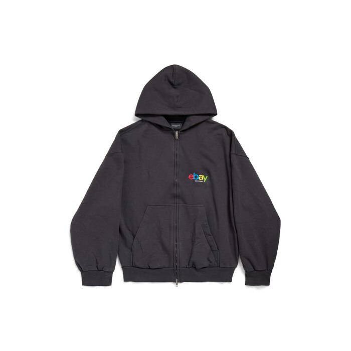 ebay zip-up hoodie regular fit