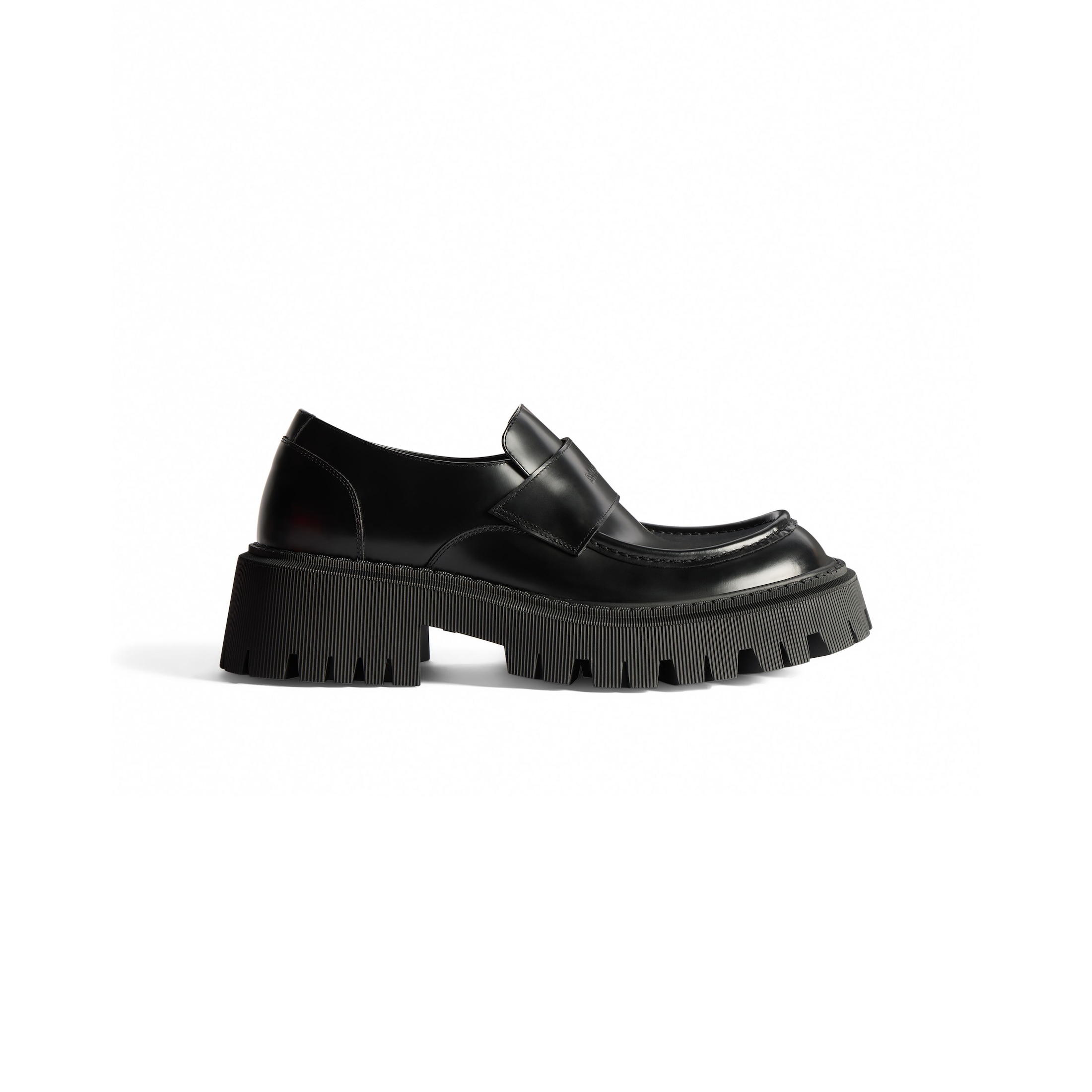 Balenciaga Tractor Loafer - Black - Woman - 35 - Calfskin