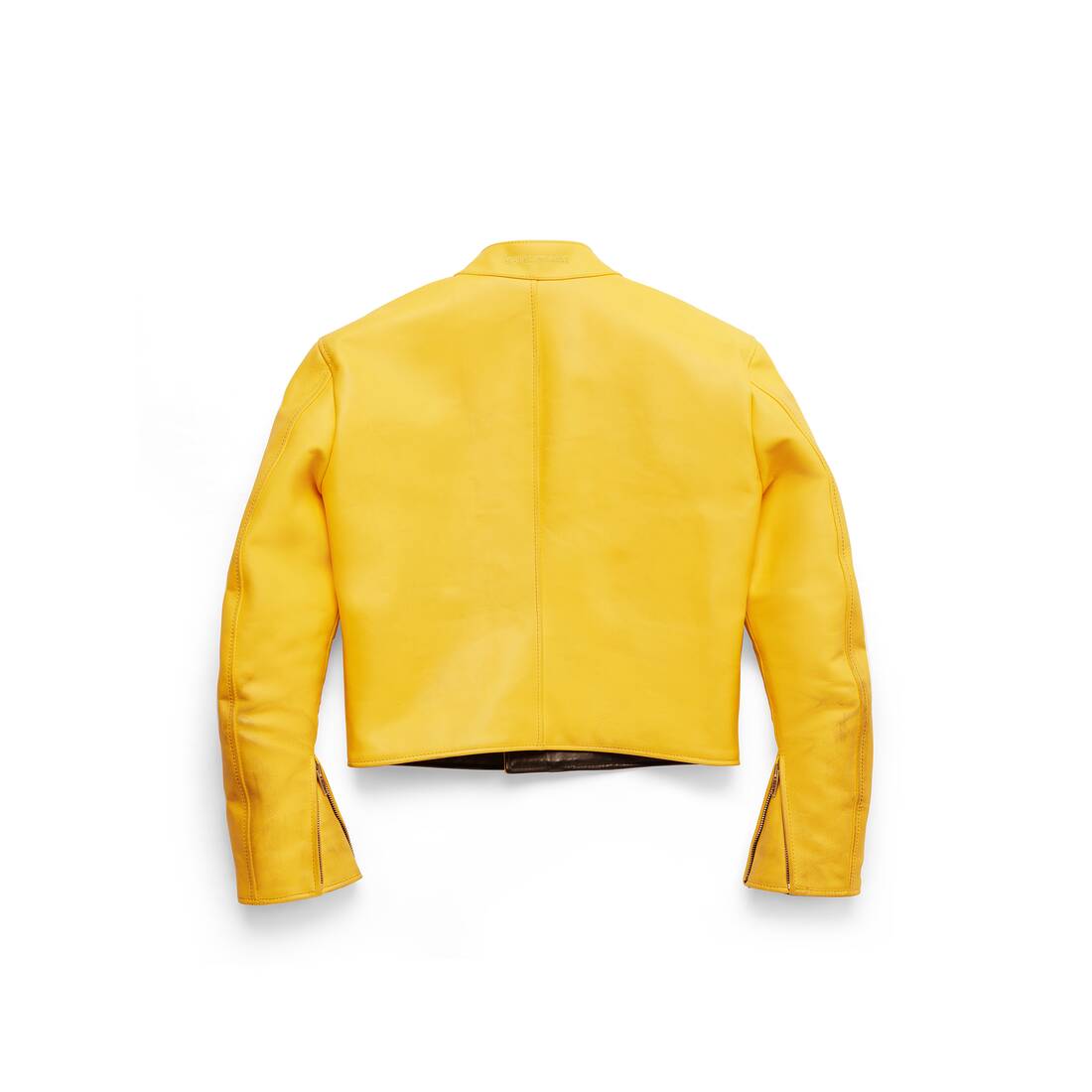 Women's Shrunk Racer Jacket in Yellow