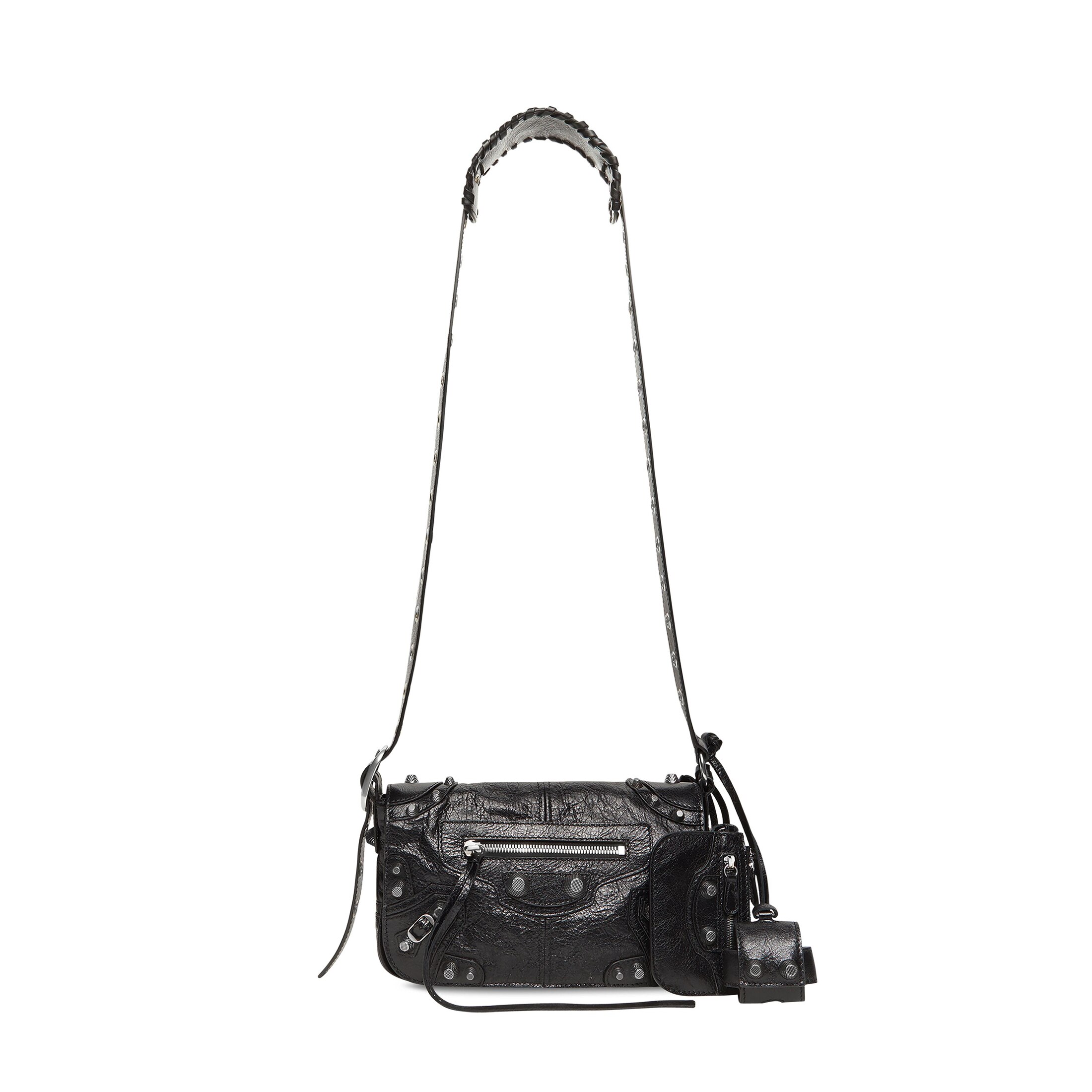 Balenciaga Le Cagole XS Flap Bag - Black - Man - Lambskin