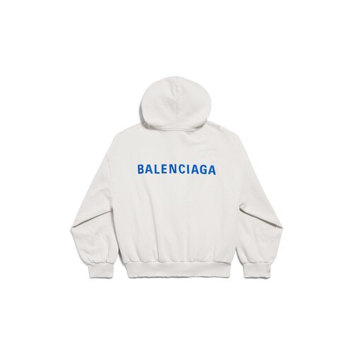 balenciaga back zip-up hoodie regular fit