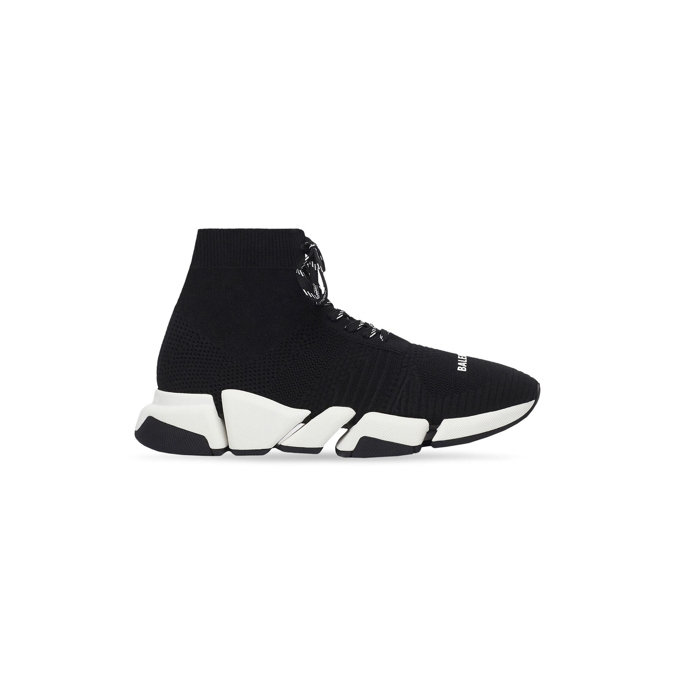 Balenciaga Speed 2.0 Lace-Up Sneaker - Black - Woman - 37 - Polystyrene, Elastane