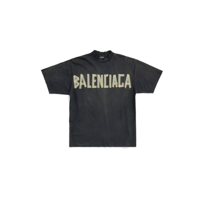 balenciaga black t shirt women's