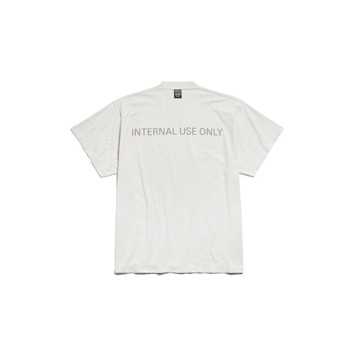 internal use only inside-out t-shirt oversized