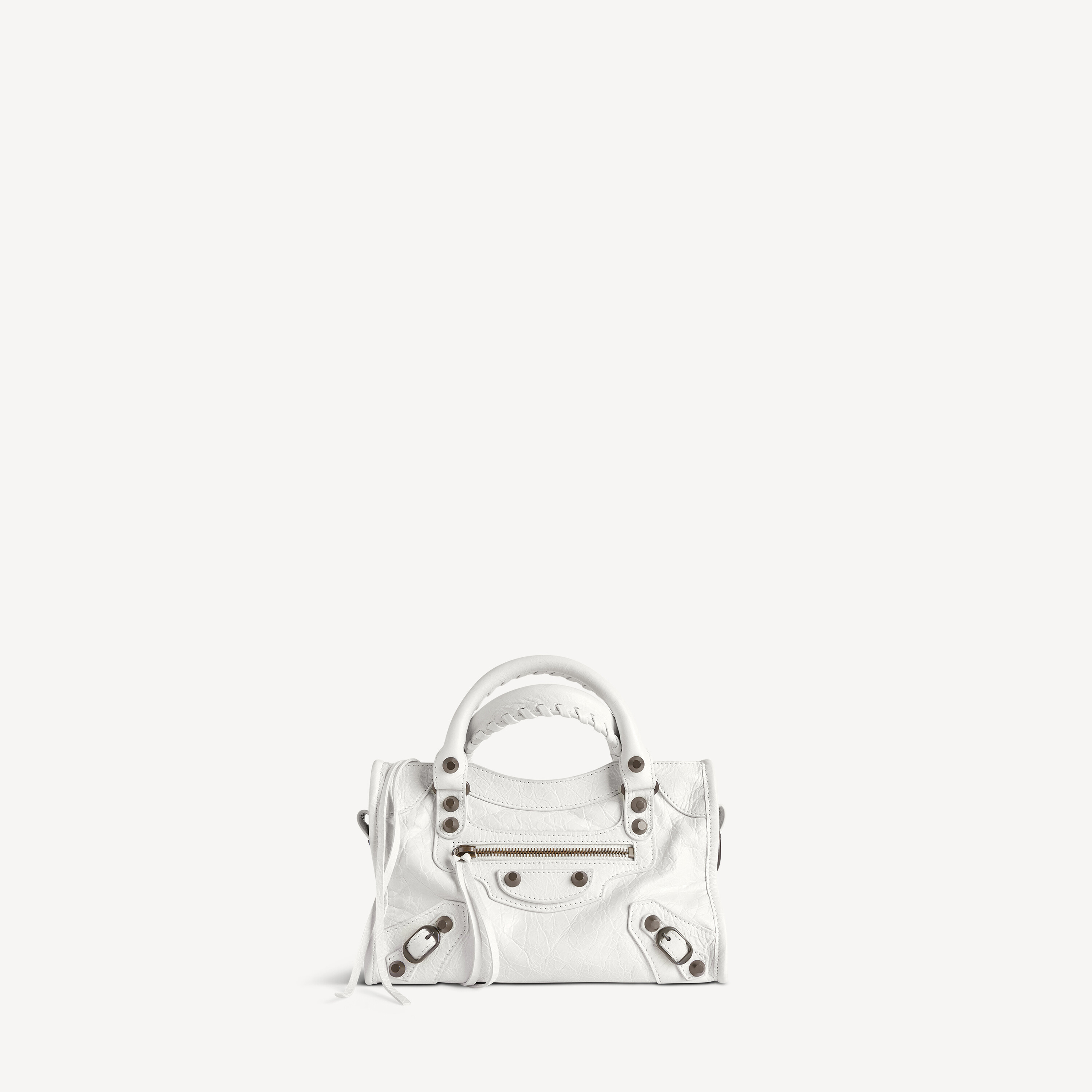 Women's Le City Bag Mini in Optic White Balenciaga US