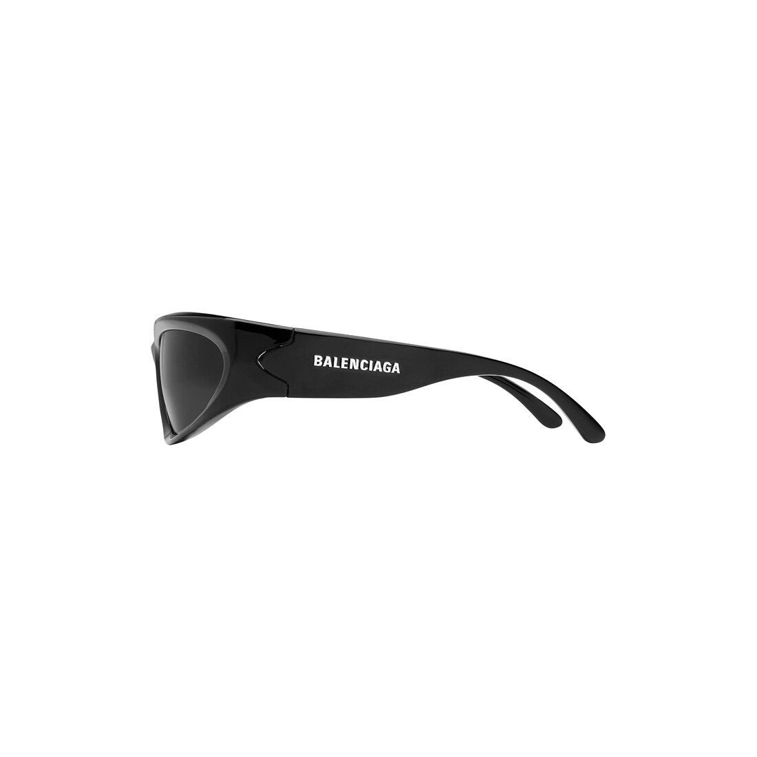 Swift Oval Sunglasses in Black | Balenciaga US