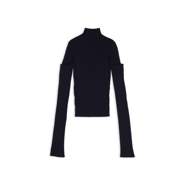 cut-up sleeves sweater