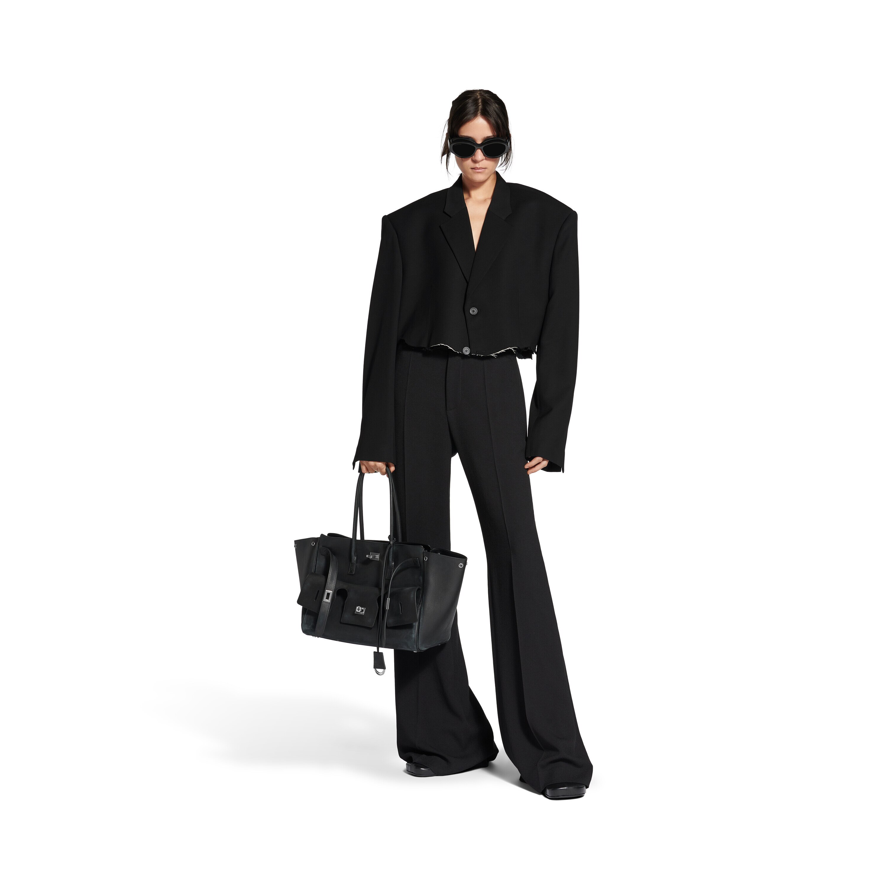 アウターその他 BALENCIAGA Woman Blazer Black 839295TRT01 1000 BALENCIAGA: Blazer woman - Black | Balenciaga blazer