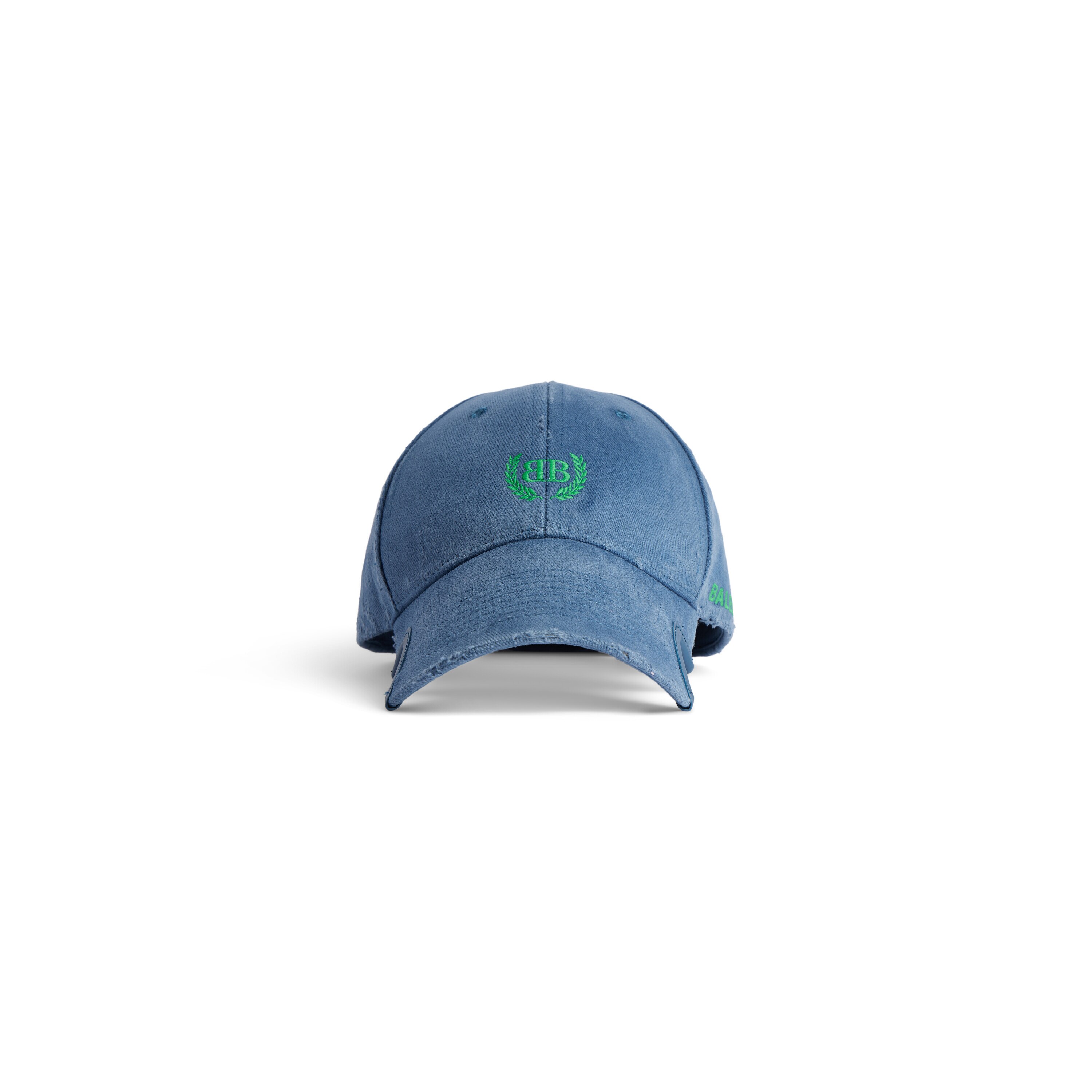 Men's Laurel Classic Cap in Dark Blue/green | Balenciaga US