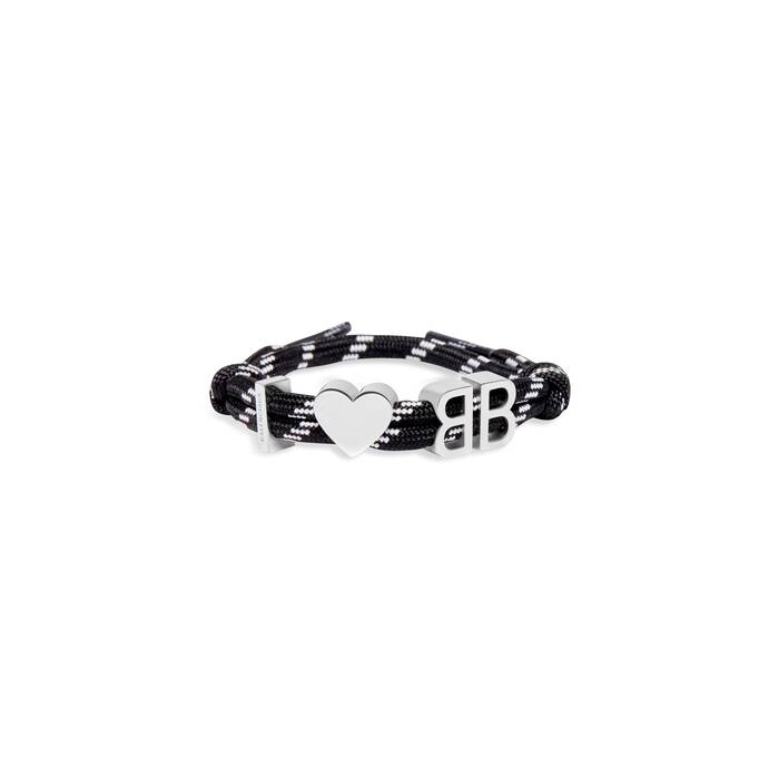Balenciaga Cash Leather Bracelet (Black)