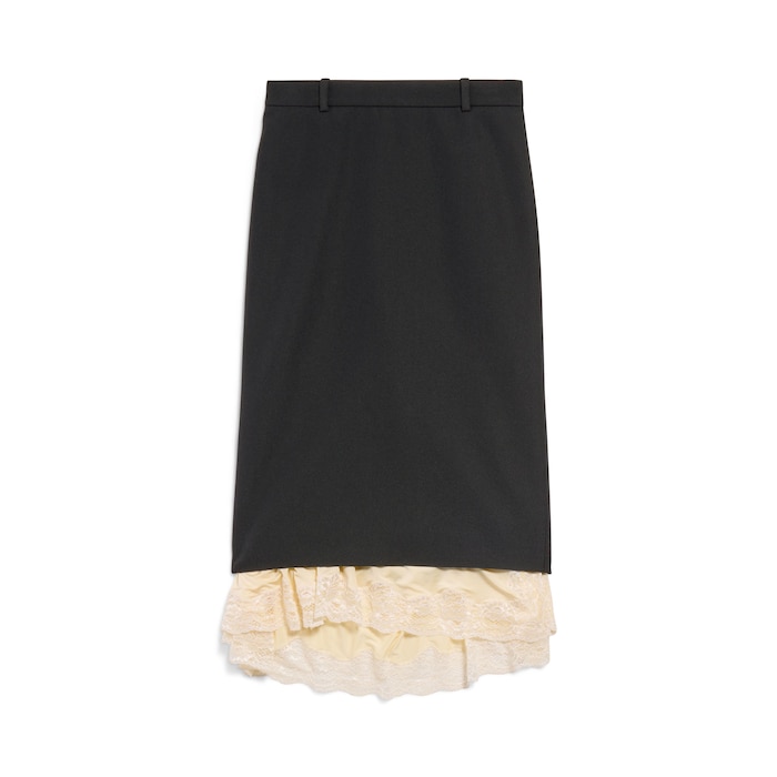 lingerie tailored skirt