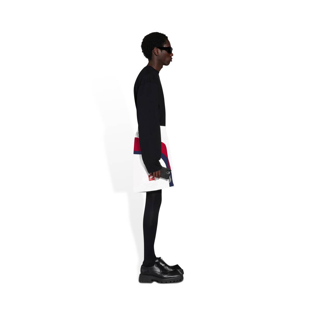 Short Hockey pour Homme en Blanc | Balenciaga France FR - Image 4