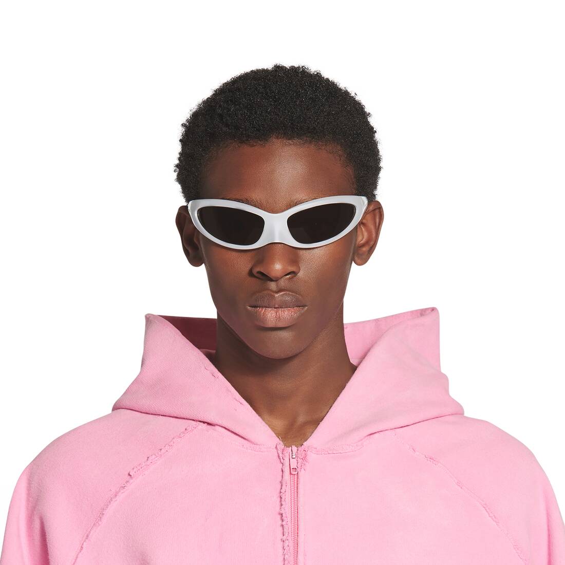Balenciaga - Ski Cat Sunglasses - Black Blue - Sunglasses - Balenciaga  Eyewear - Avvenice