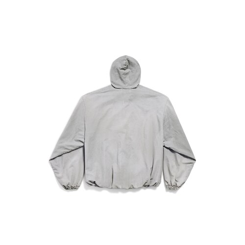 oversized zip-up hoodie