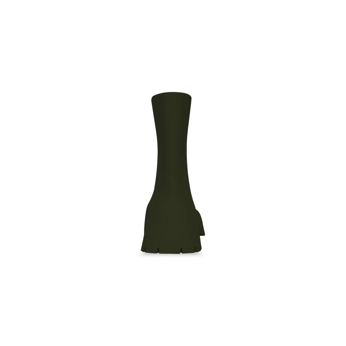 Women's Trooper Rubber Boot in Dark Green | Balenciaga United States EN - Image 5