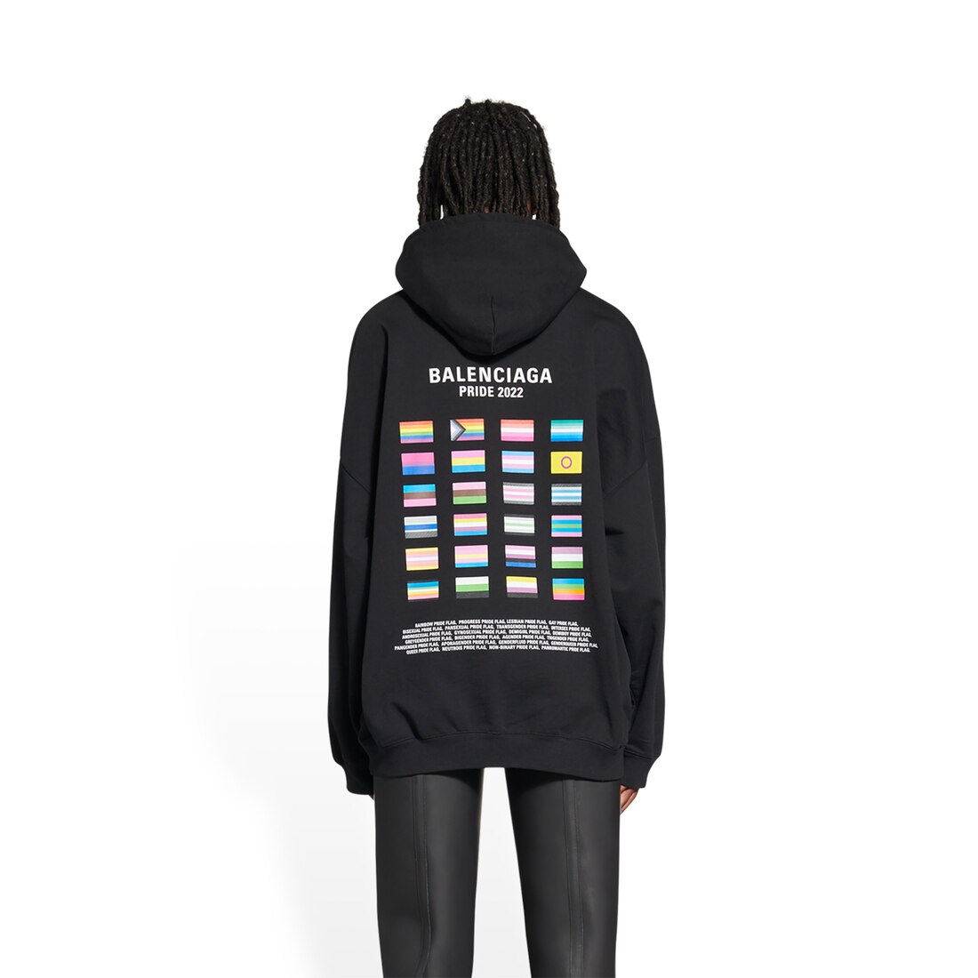 Men's Pride 22 Hoodie Boxy Fit in Black